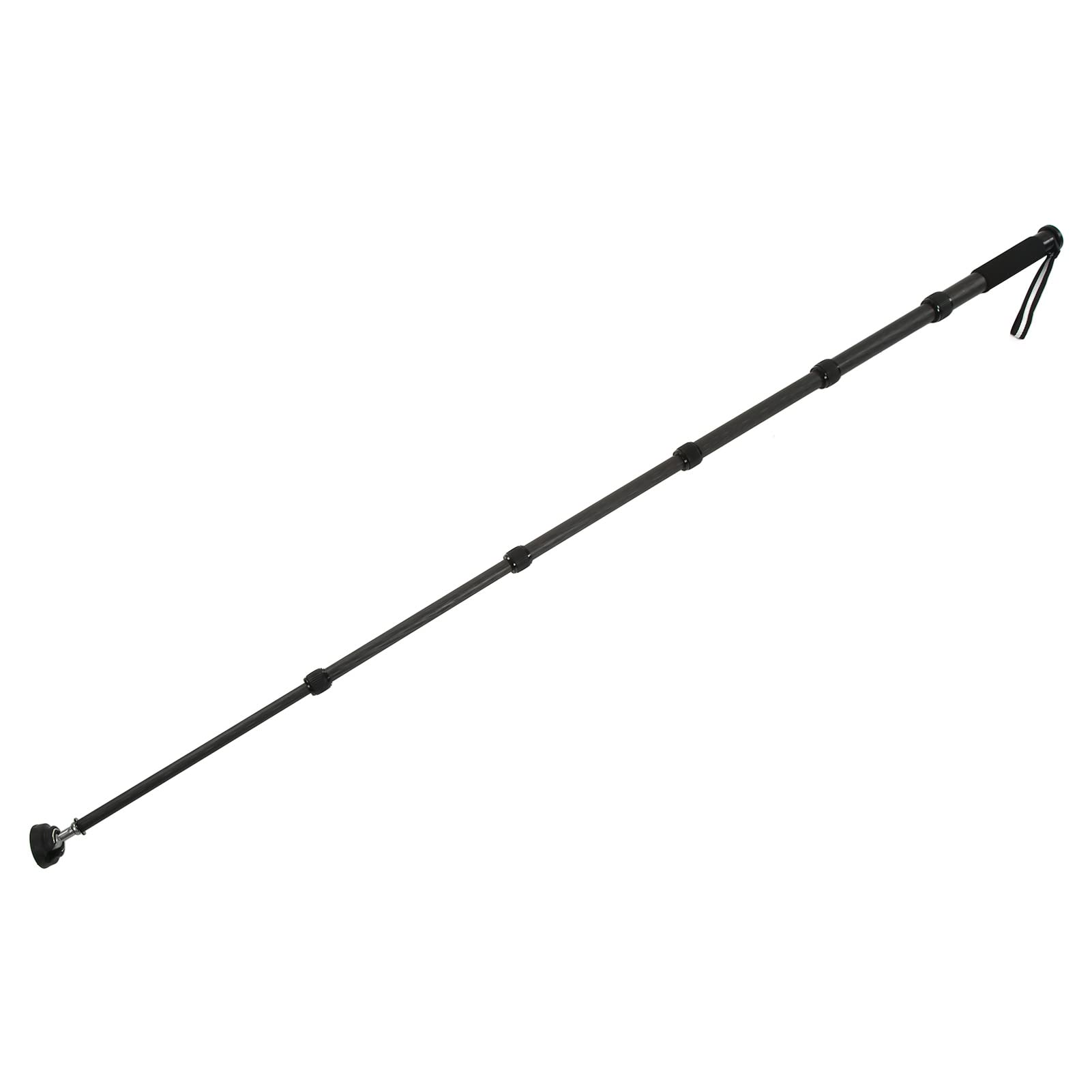 Carbon Fiber Monopod, Telescopic Monopod Maximum Stretched 166cm CNC Processing 6 Section for Outdoor Shooting