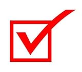 RED Tick Mark Trodat Printy 4921 Self-Inking Square