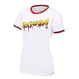 WWE Authentic Wear Ronda Rousey Hot Ronda Women's T-Shirt White Medium