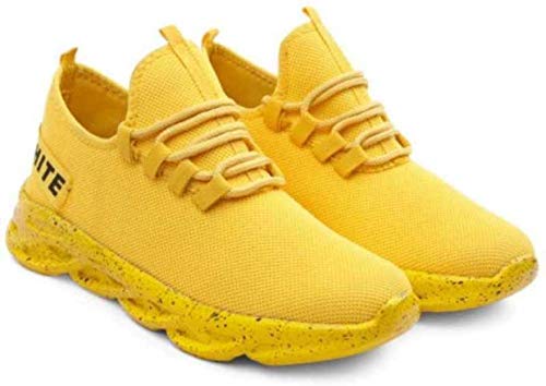 yellow gym shoes