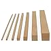 Wood Square Dowel Rods 1/8 inch x 36 Pack of 25 Wooden Craft Sticks for Crafts and Woodworking by Woodpeckers