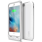 iPhone 6S Battery Case, iPhone 6 Battery Case [Ultra Thin] - UNU DX-Free 2400mAh iPhone 6/6S Battery Case 4.7 inch [White/Silver] - MFI Certified