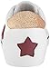 ASH Women's Next Sneaker, Nappa Calf White/Micro Glitter Gold, 39 M EU (9 US)