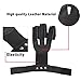 AMYIPO 3 Finger Protective Glove & 3 Straps Arm Guard (Black-for Youth, 2-Piece Set)