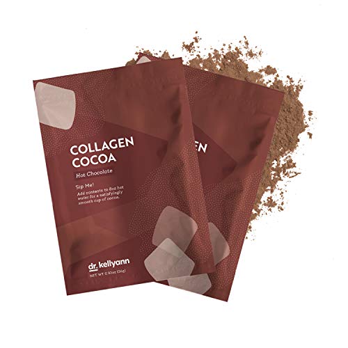 Keto Cocoa Hot Chocolate Packets to Go by Bone Broth Expert Dr. Kellyann - 100% Grass-Fed Collagen, Coconut Milk & Cocoa Powder - Perfect for Keto, Paleo & Weight Loss Diets - 0g Sugar (7 Servings)