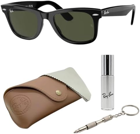 Ray-Ban RB2140 ケース付き Amazon.com: Ray-Ban RB2140 Original Wayfarer Classic Square Shape