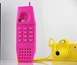 LUXURY VINTAGE FASHION MOSCHINO MOBILE PHONE RUBBER CASE FOR APPLE iPhone (Hot Pink iPhone 6)
