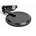 Black Motorcycle 3' Round 7/8' Handle Bar End Rearview Mirrors For Honda Harley