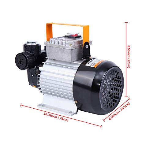 ixaer 110V AC 60L/min 16 GPM 550W Oil Diesel Fuel Transfer Pump Self Priming Pump.(Ship From USA)