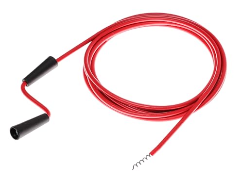 Rothenberger Spirale per pulizia tubi industriali con punta trafilata 5.0 mm, Rossa, 072982E