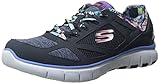 Skechers Sport Women's Tropical Vibes Fashion Sneaker, Navy Tropical, 8 M US