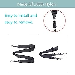 2 Pack Adjustable Shoulder Strap:Comfortable for