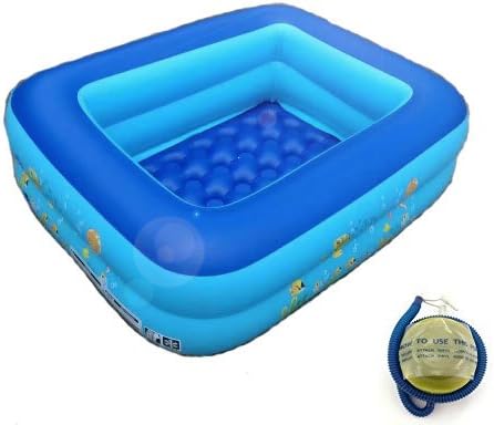 IFfree Baby Pool Giant Inflatable Swimming Pool Measures an Impressive (43.3"L x 35.4"W x 13.8"H)