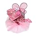 Toiijoy Girls Princess Dress up Set 15Pcs Fairy Princess Role Play Costume Set Carry Bag Toddler Kids Ages 3-6yrs