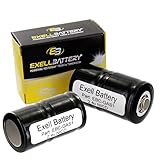 (2-PACK) 2.4V 1000mAh Gas Meter Highest Capacity Battery for TIF 8800 Combustible Gas Detector TIF: 8800A 8806A 8850 NP-5459 NP5459 Interstate : ANIC0286 Saft: 405421