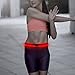BSEEN Led Running Belt USB Rechargeable Reflective Waist Pack High Visibility Fanny Pocket for Running, Camping, Walking, Cycling (Red)