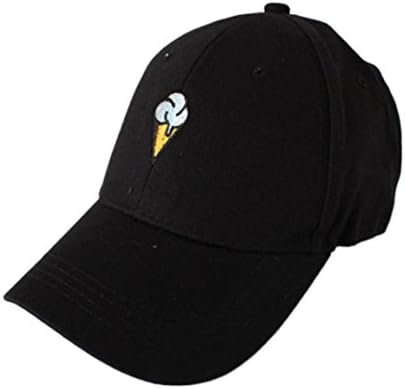 HN Classic Cotton Dad Hat Adjustable Plain Cap. Polo Style Low Profile (Unstructured) (Black 1)