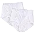 Bali Women’s Shapewear Double Support Light Control Brief with Lace Fajas 2-Pack DFX372