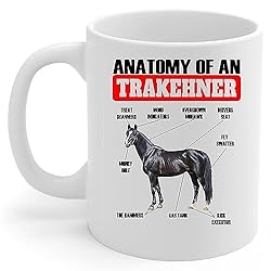 Lovesout Funny Black Trakehner Horse Anatomy Chart