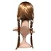 Blisstime Princess Elsa Cosplay Anna Wig for Christmas Gift Brown Long Weaving Braid Costume Cosplay Blisstime Wig with Free Wig Cap (Anna)