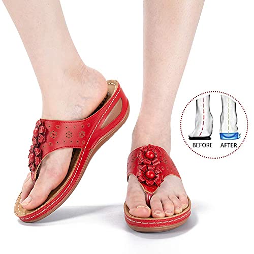 ladies comfort flip flops