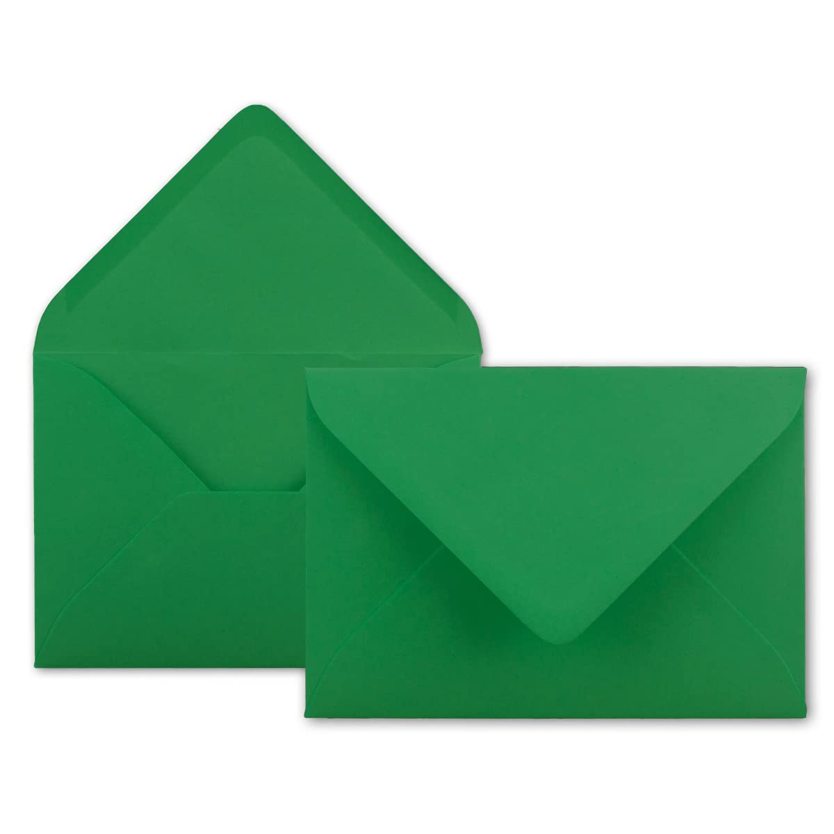 Neuser FarbenFroh 80g/m², B6 envelopes, 175 x 125 mm, Wet Sealing Gesamtparent 50 Umschläge dark green
