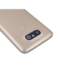 Piezas de repuesto de teléfonos celulares VEKIR para LG G5 Contraportada + Cubierta de botones + Lente de la cámara trasera Vidrio + Toma de auriculares Cable flexible + Flash Cable flexible + Botón de huella digital Cable flexible + Motor (dorado)