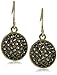 Kenneth Cole New York Gold Disc Pave Drop Earrings