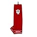 Team Golf NCAA Indiana Hoosiers Embroidered Golf Towel, Checkered Scrubber Design, Embroidered Logo