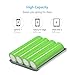 Mugenter 10000mAh External Battery Charger, Dual USB Total 3.1A Output and 2A Input Portable Charger Power Bank with Flashlight