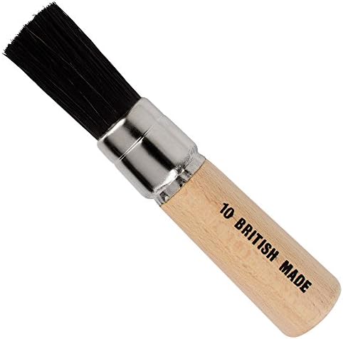 Handover : Black Bristle Stencil Brush : #10-5/8 in