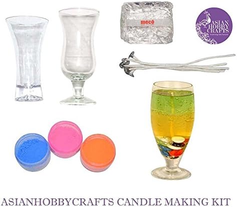 Candle Making Kit with glasses