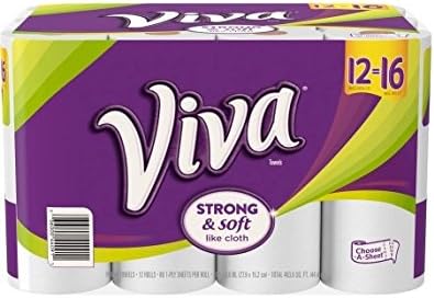 VIVA Paper Towels, Choose-A-Sheet, 12 Big Rolls - 1 Pack
