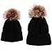 GBSELL Mom And Baby Winter Knitting Keep Warm Hat Sport Cap (Black)