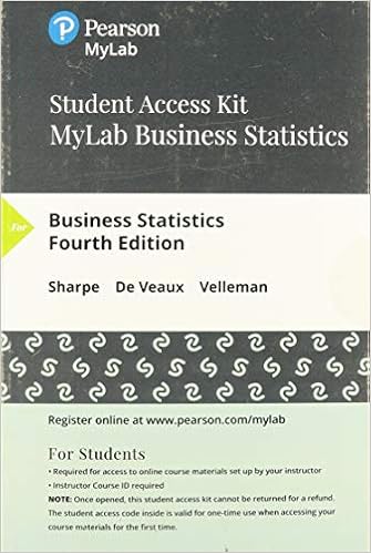 Mylab Statistics With Pearson Etext 24 Month Standalone Access Card For Business Statistics Sharpe Norean De Veaux Richard Velleman Paul 9780134783031 Amazon Com Books