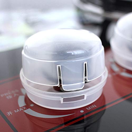 4PCS Stove Knob Covers, Bosiwee Stove Oven Control Switch Knob Cover Lock Protection Child Safety Guards Childen Proof for Children Kitchen Safety