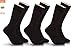 1 PAIR | SHOE SIZES: 8-12 | BLACK MENS SOCKS | MID CALF | 100% ORGANIC BAMBOO