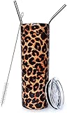 CHIUTUUY 20oz Skinny Tumbler with Lid and
