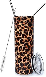 CHIUTUUY 20oz Skinny Tumbler with Lid and