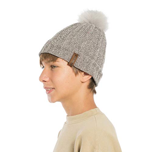 image for ViGrace Kids Winter Warm Fleece Lined Hats Infant Toddler Children Bea