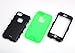 5C Case, iPhone 5C Case Cover, Magicsky Full Body Hybrid Impact Shockproof Defender Case Cover for Apple iPhone 5C, 1 Pack(Black/Green)
