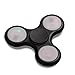 Fidget Spinner, Tezewa Ultra Led Flickering Fast Bearings Finger Toy Great Gift For Release Pressure (Black-Led)