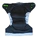 EcoAble Baby Charcoal Bamboo All-In-One AIO Cloth Diaper w/ Pocket, Size 10-35Lb (Trees)