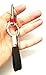 Mehr® Classic Leather Key Chain | Elegant, Timeless, Multi-Ring Capable Keychain (Black)