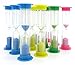 Dazzling Toys Hourglass Sand Timer 12 Assorted Colors Mini Plastic Sand Timer Clock Toy 3 Inch Kids Multi Colored Sand Timer Toy Party Favor