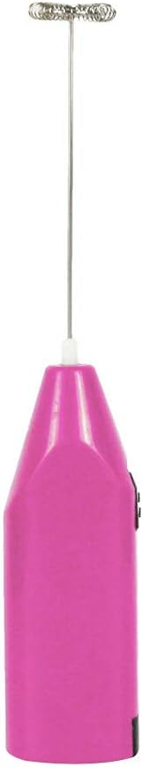 VENMO Mini Electric Handheld Milk Frother Drink Foamer Whisk Kitchen Mixer Stirrer Coffee Blender Eggbeater (Hot Pink)