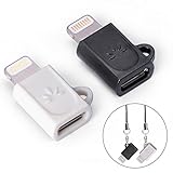 Avantree [Apple MFi Certified] 2 Pack Micro USB to 8 Pin Adapter Converters Compatible with iPhone X 8 7 6 6s Plus 5 iPad iPod, Apple iOS Devices