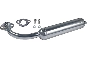 ILTPAFG Exhaust Pipe With Muffler Fit Predator 212cc 196cc Go Kart,For Honda GX160,GX200