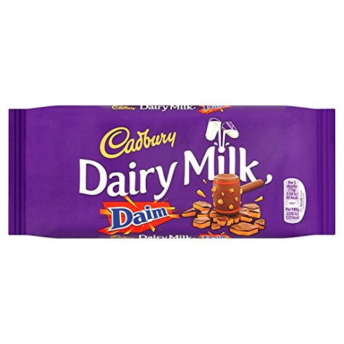 Cadbury dairy milk daim chocolate bar 120g