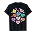 Valentine's Day Heart Candy Design for Men Woman & Kids T-Shirt